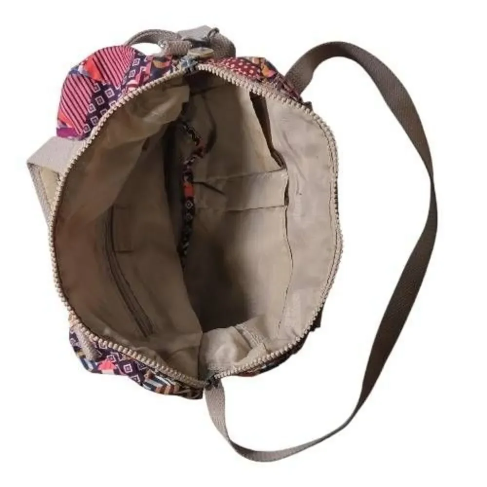 ​Kipling Art Mini Multi-Color Geometric Patchwork Crossbody Bag